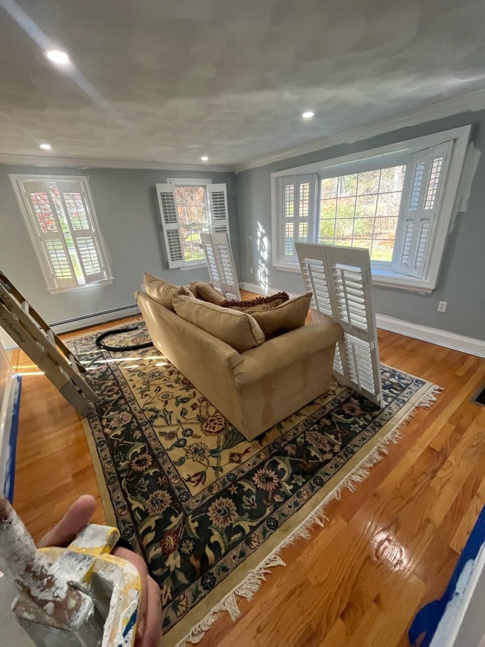 Project Stunning Living Room Revival with White Dove image